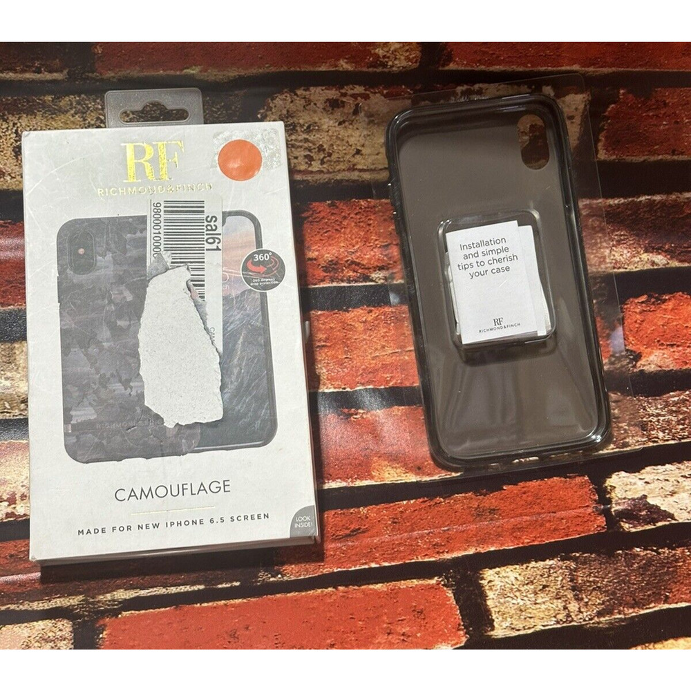 Richmond & Finch Brown Camouflage iPhone 6.5 screen Case